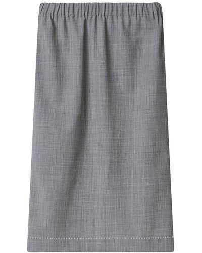 Fabiana Filippi Melange Skirt - Grey