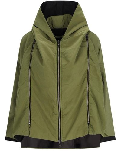 Kimonorain Reversible Raincoat - Green