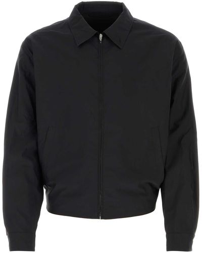Lemaire Cotton Blend Jacket - Black