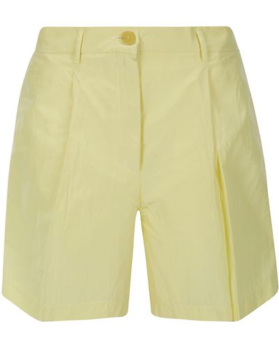 Forte Forte Chic Taffettas Bermuda Shorts - Yellow