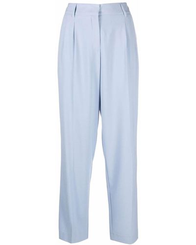 Blanca Vita Passiflora Tailored Trousers - Blue