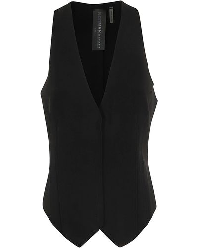 Norma Kamali Simple Vest - Black