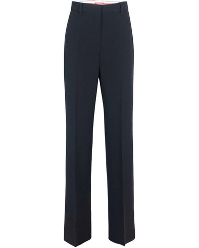 Sportmax Long Technical Cady Trousers - Blue