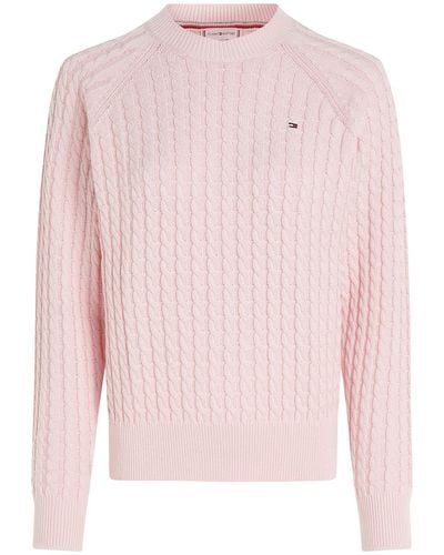 Tommy Hilfiger Relaxed-Fit Sweater - Pink