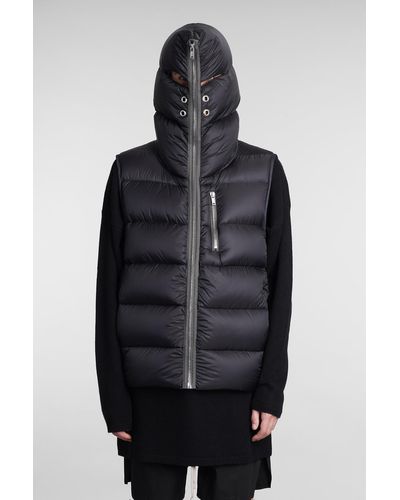 Rick Owens Gimp Vest Vest In Black Polyamide