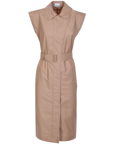 Burberry Long Dress - Brown