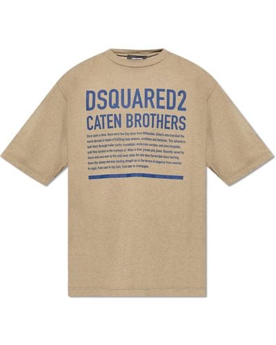 DSquared² T-Shirt With Logo - Green