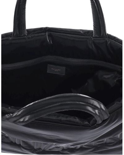 Saint Laurent Logo Tote Bag - Black