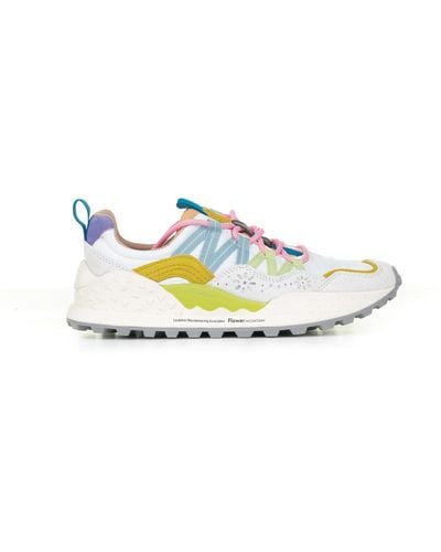 Flower Mountain Multicolored Washi Sneakers - White