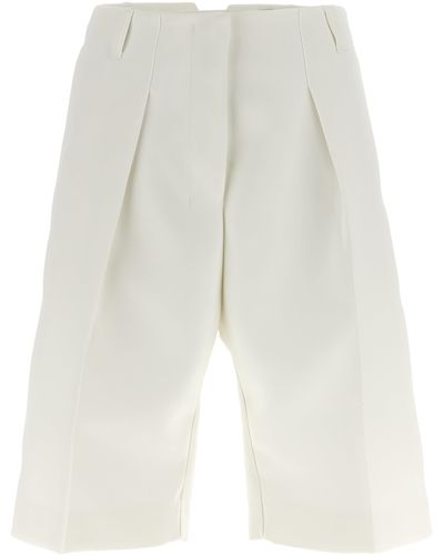 Jacquemus 'Le Bermuda Ovalo' Bermuda Shorts - White