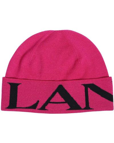 Lanvin Wool Hat - Pink