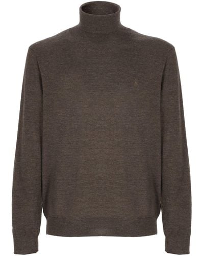 Polo Ralph Lauren Sweater With Pony Logo - Brown