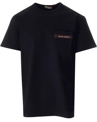 Alexander McQueen Black T-shirt With Logo