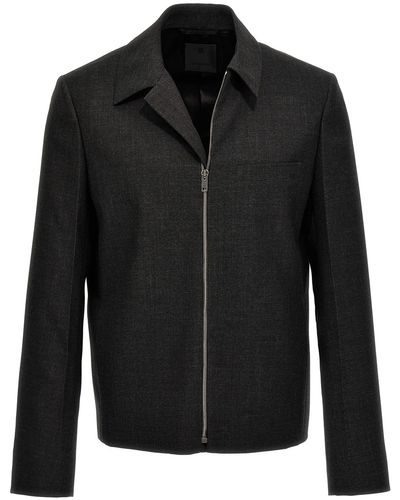 Givenchy Structured Blouson Casual Jackets, Parka - Black