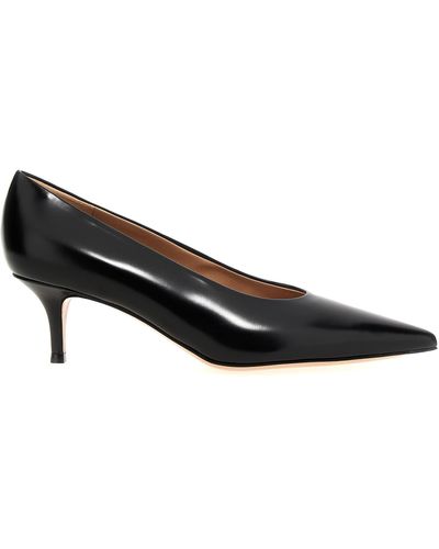 Gianvito Rossi Robbie Court Shoes - Black