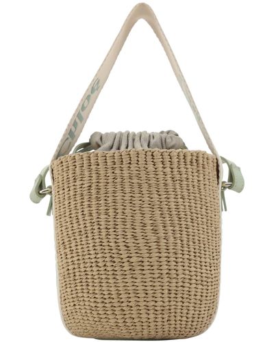 Chloé Woody Bucket Bag - Natural