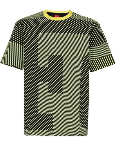 Ferrari Logo Cotton T-Shirt - Green