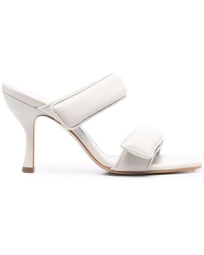Gia Borghini Leather Perni 03 Sandals - White