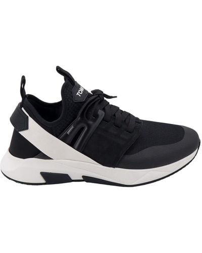 Tom Ford Jago Low-Top Trainers - Black