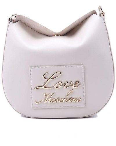 Moschino Logo-lettering Magnetic Fastened Shoulder Bag - Pink