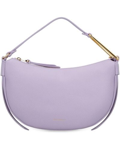 Coccinelle Priscilla Leather Shoulder Bag - Purple
