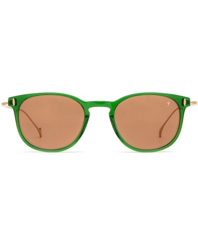 Eyepetizer Charles Transparent Sunglasses - Green