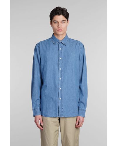Aspesi Camicia Sterling Ii Shirt - Blue