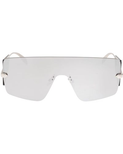 Alexander McQueen Shield Sunglasses - White