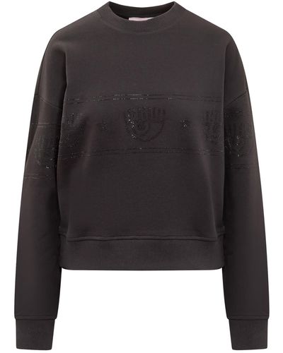 Chiara Ferragni Logomania Sweatshirt - Black