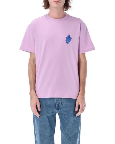 JW Anderson Anchor Patch T-Shirt - Purple