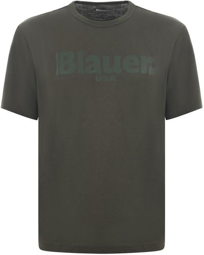 Blauer T-Shirt - Gray