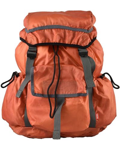 DIESEL Orange Backpack - Red