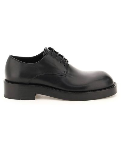 Ann Demeulemeester Olivier Leather Lace-up Shoes - Black