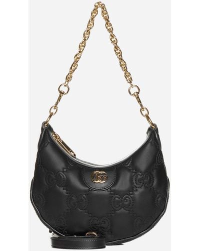Gucci Gg Matelasse Leather Mini Bag - Black