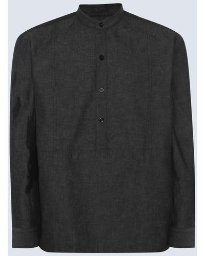 PT Torino Linen Shirt - Black