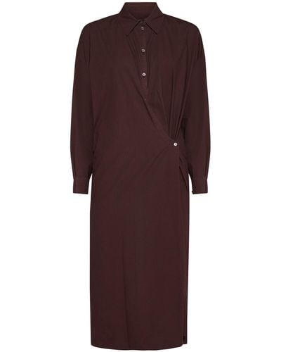Lemaire Twisted Dress - Purple