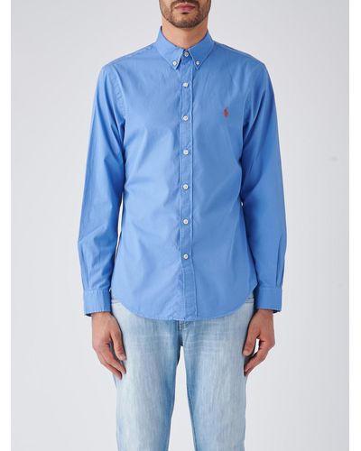 Polo Ralph Lauren Long Sleeve Sport Shirt Shirt - Blue