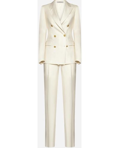 Tagliatore Parigi Linen Suit - Natural