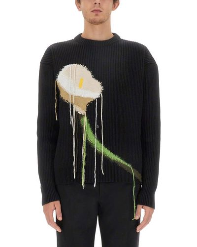 Lanvin Wool And Cashmere Sweater - Black