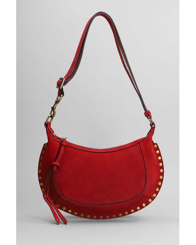 Isabel Marant Oskan Moon Shoulder Bag - Red