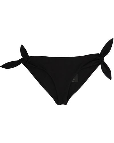 Saint Laurent Bikini Lace-up Briefs Beachwear - Black