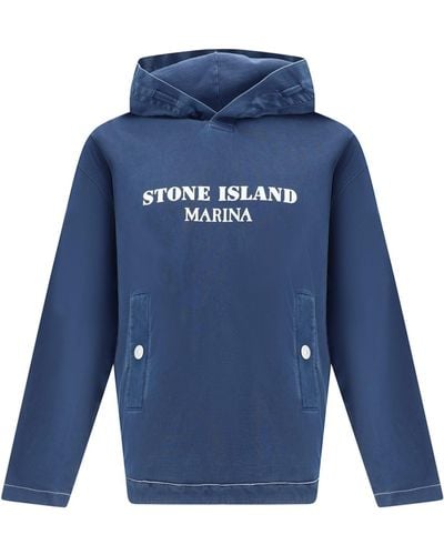 Stone Island Sweatshirts - Blue