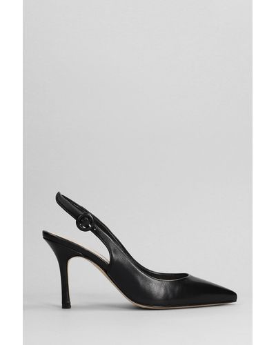 The Seller Pumps In Black Leather
