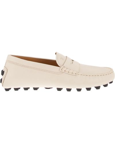 Tod's Moccasins With Macro - Natural
