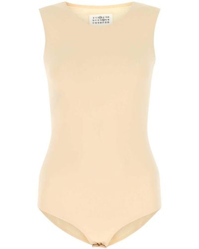 Maison Margiela Skin Stretch Viscose Bodysuit - White