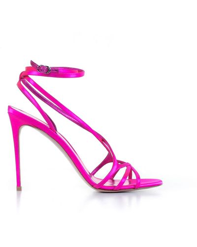 Le Silla Sandalo Satinato Fuxia - Pink