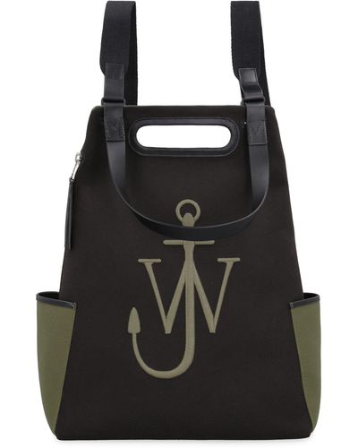 JW Anderson Anchor Canvas Backpack - Black