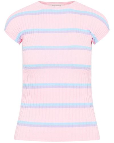 Sportmax Portmax Lanoso Striped Sweater - Pink
