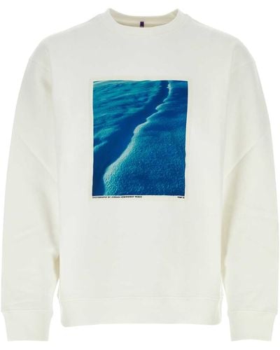 OAMC Cotton Oversize Eider Falls Sweatshirt - White