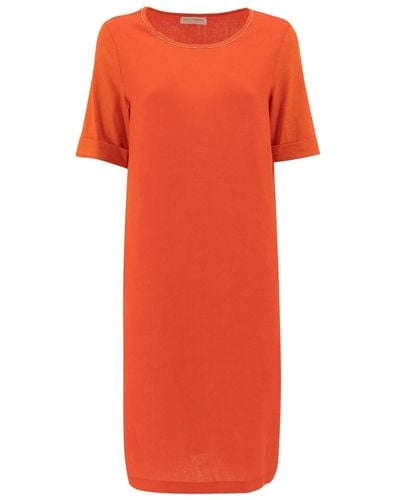 Le Tricot Perugia Dress - Orange